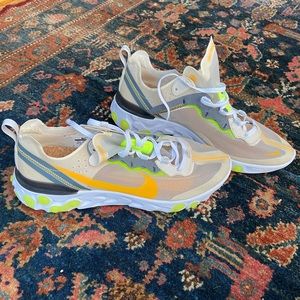 NWOT Nike React Element 87 Light Orewood Men’s 10.5